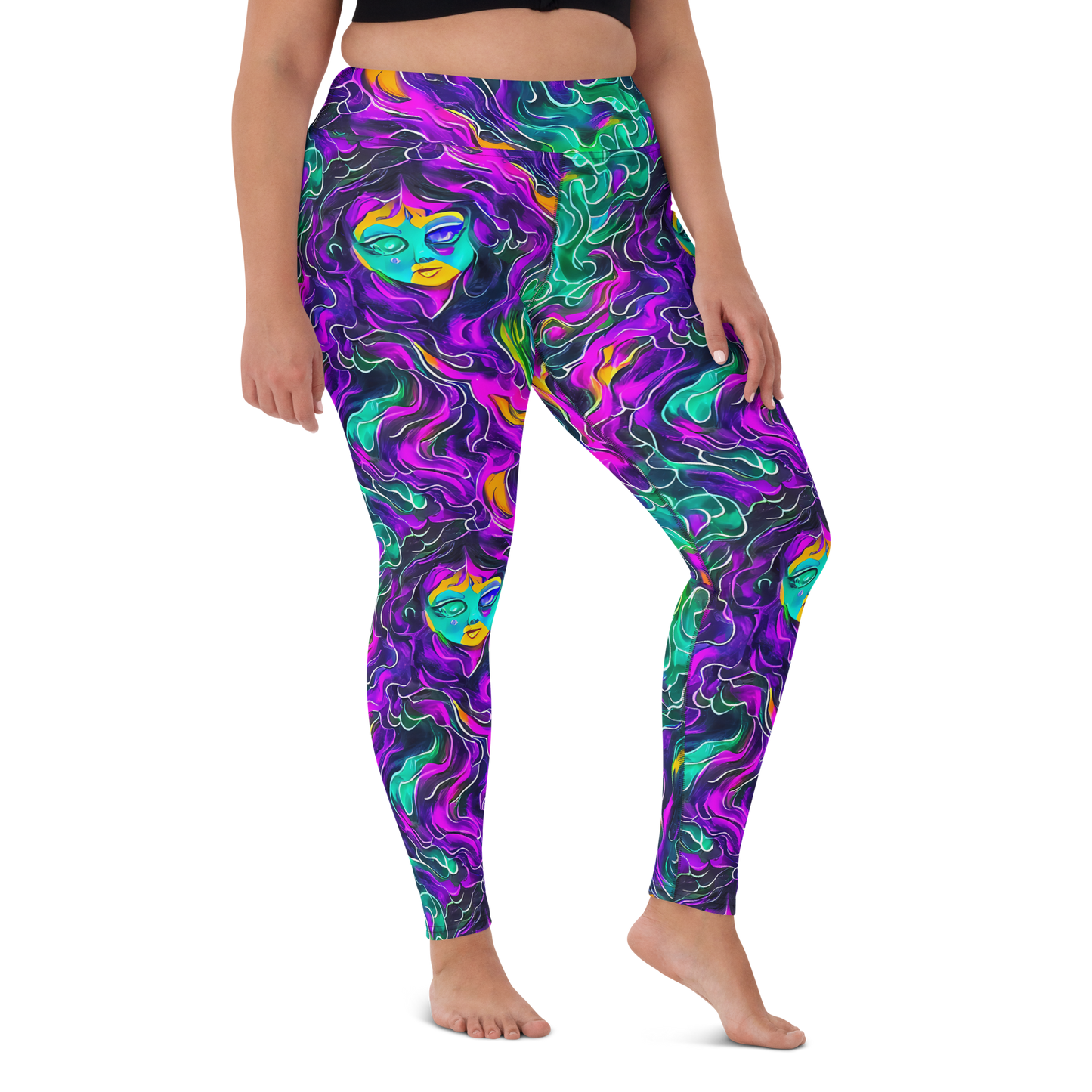 Yoga Leggings - Vortex Dream