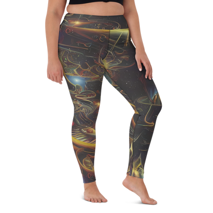 Yoga Leggings - Galactic Swirl