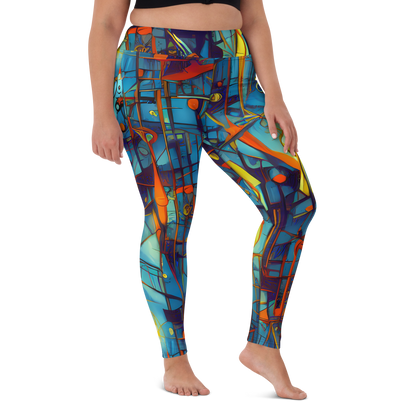 Yoga Leggings - Abstract Eddy