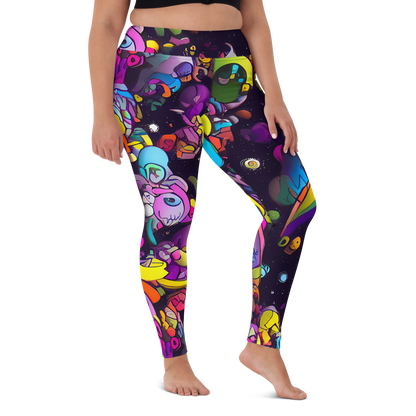 Yoga Leggings - Galactic Playground