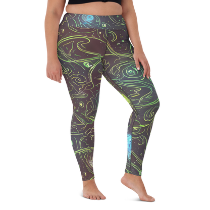 Yoga Leggings - Starfield Scrolls