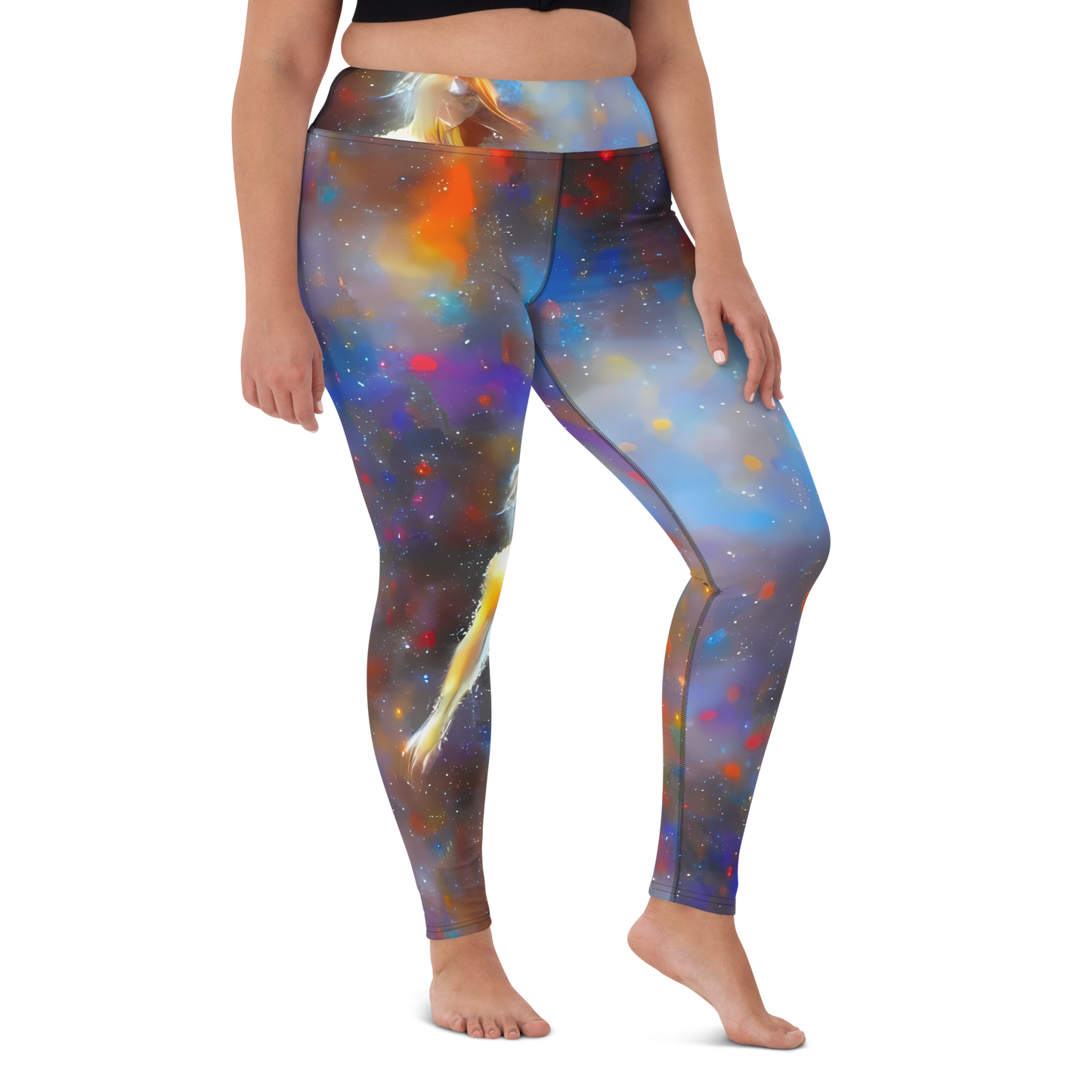 Yoga Leggings - Impressionist Drift