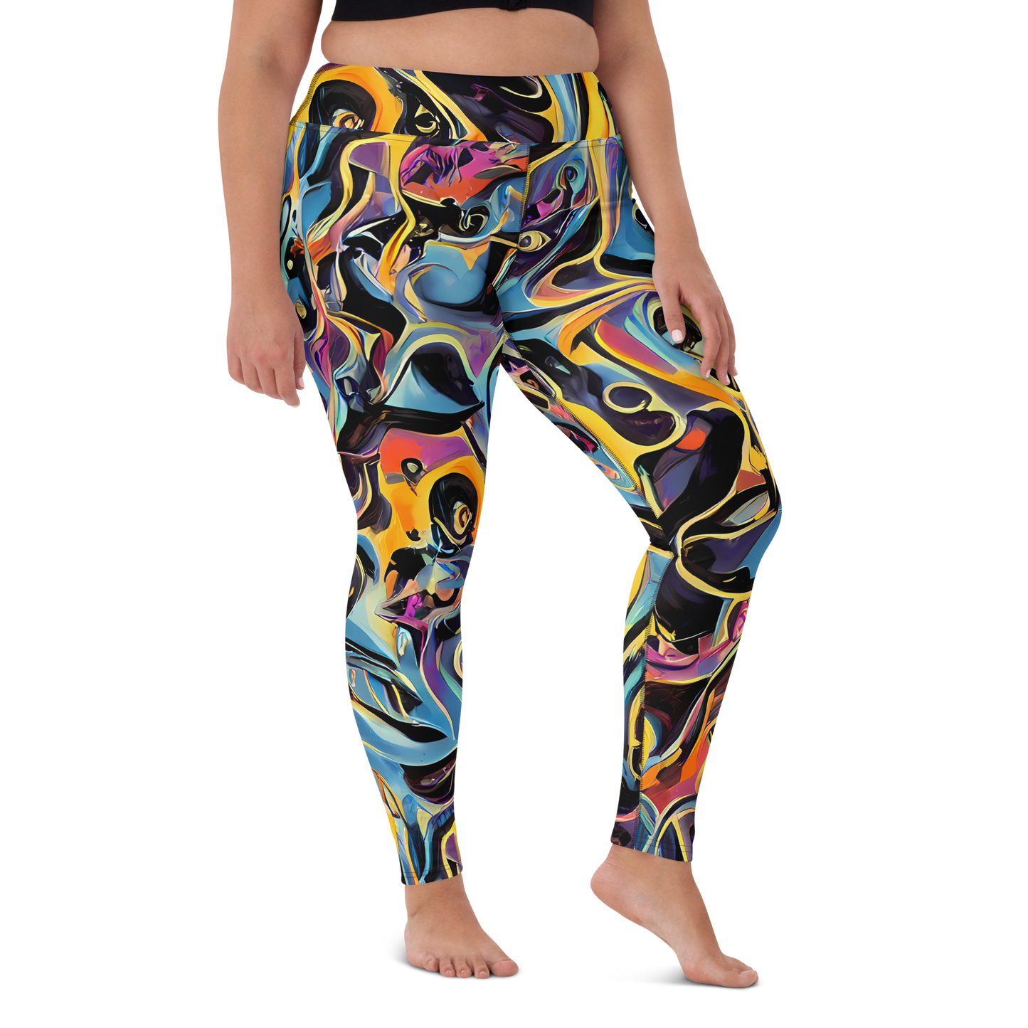 Yoga Leggings - Newtonian Rhapsody