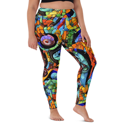 Yoga Leggings - Cascade Muralista