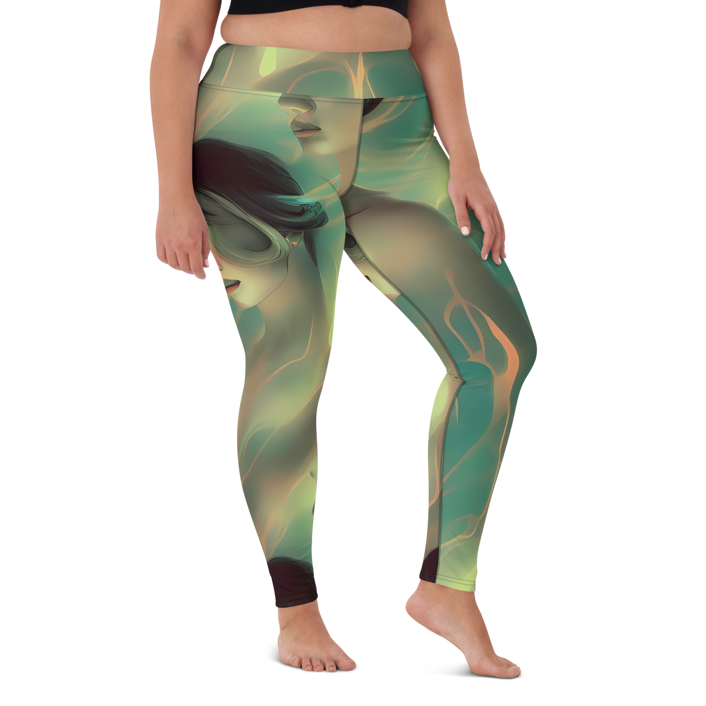 Yoga Leggings - Spectral Whisper