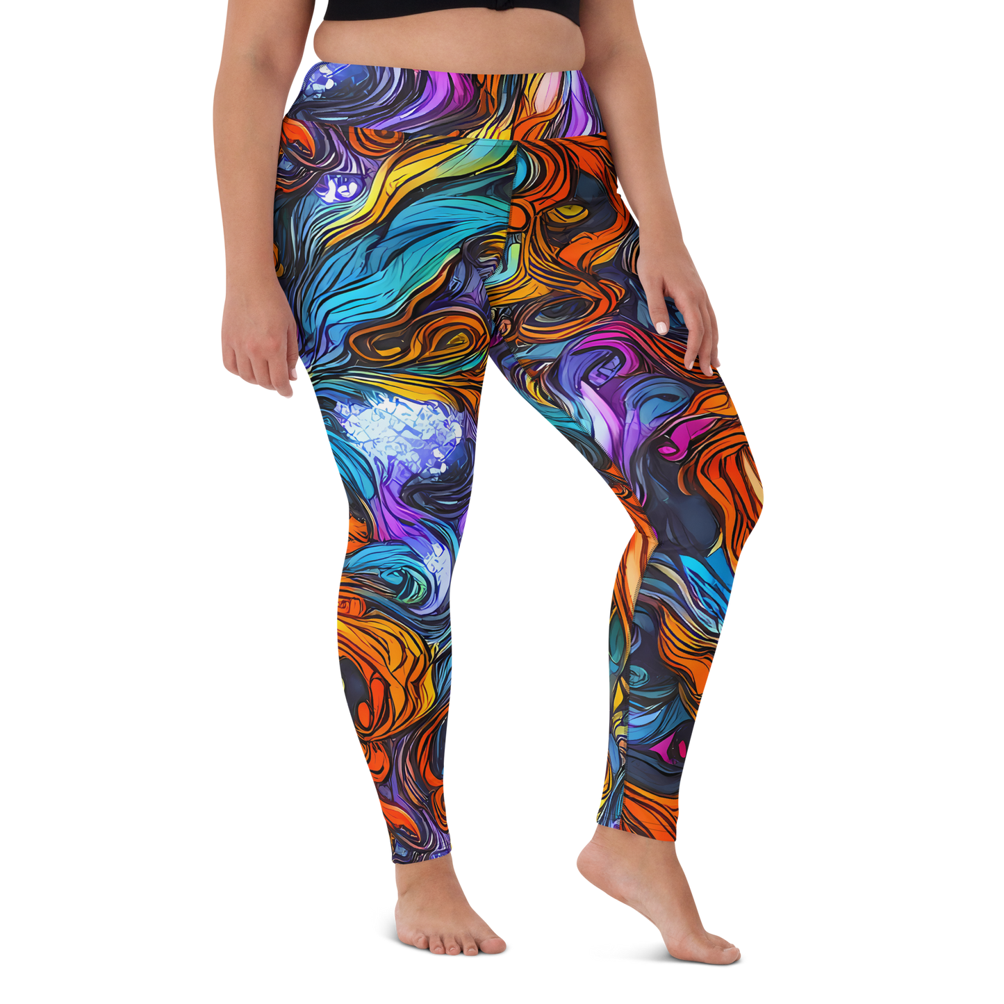 Yoga Leggings - Guiard's Whirl