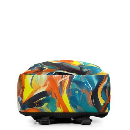 Minimalist Backpack - Chromatic Vortex