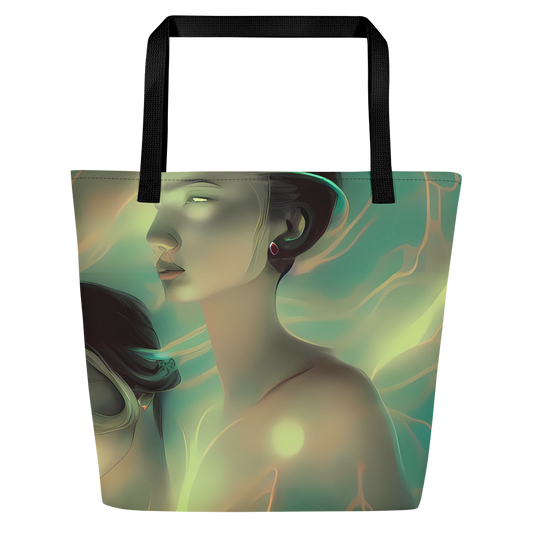 Large Tote Bag w/ Pocket - Spectral Whisper