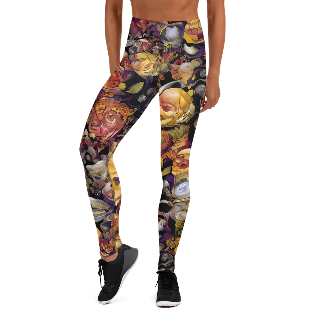 Yoga Leggings - Arcimboldo Abundance