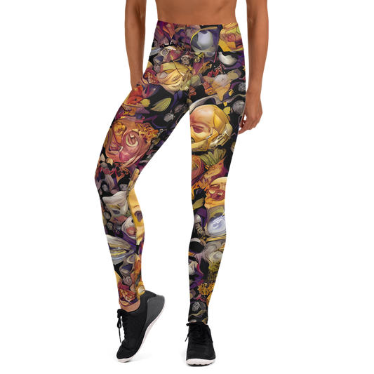 Yoga Leggings - Arcimboldo Abundance