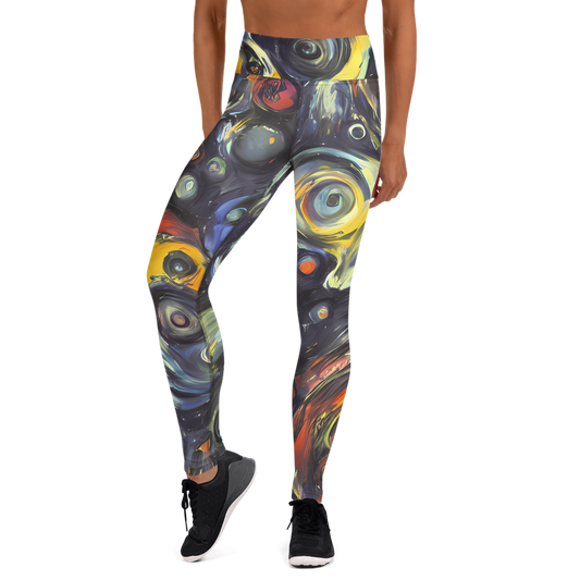 Yoga Leggings - Corinthian Swirl