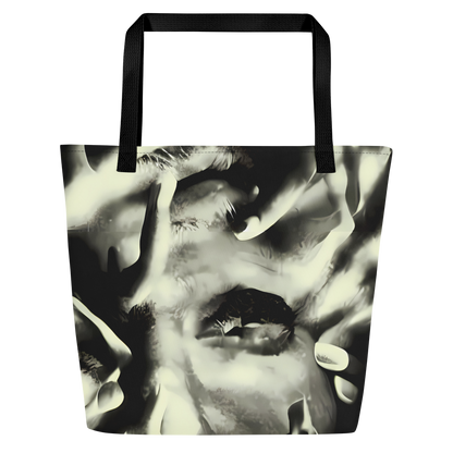 Large Tote Bag w/ Pocket - Shadowed Mystique