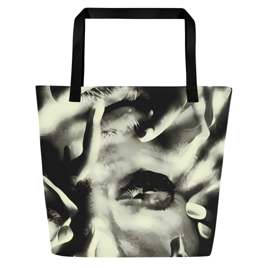 Large Tote Bag w/ Pocket - Shadowed Mystique