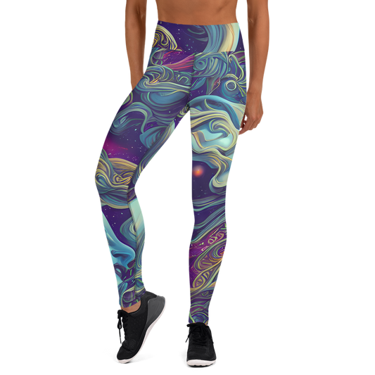 Yoga Leggings - Stellar Waves