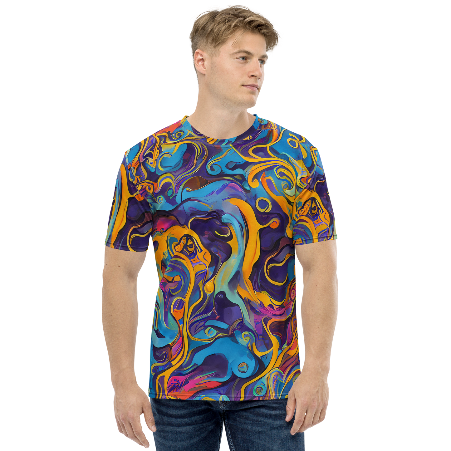 Men's Crew Neck T-Shirt - Cecily's Whorl