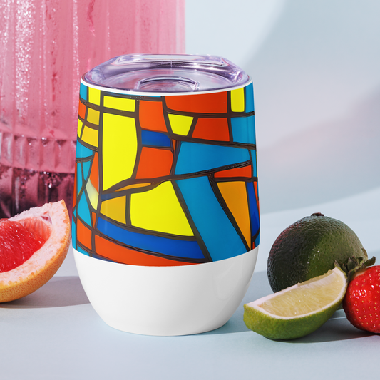 Wine Tumbler - Mondrian Mesh