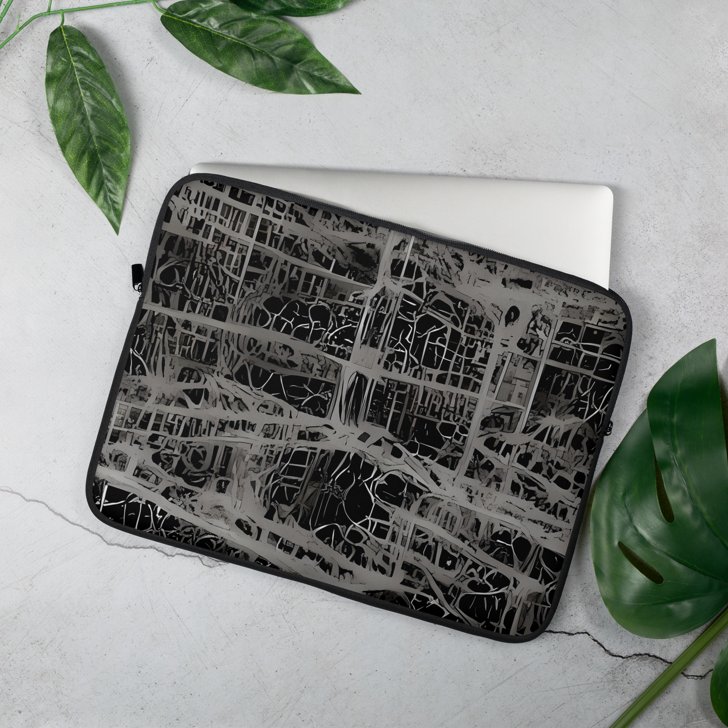 Laptop Sleeve - Monochrome Mesh