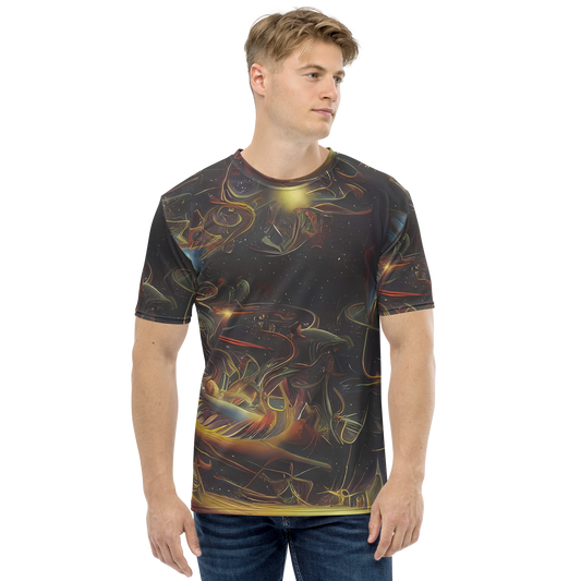 Men's Crew Neck T-Shirt - Galactic Swirl