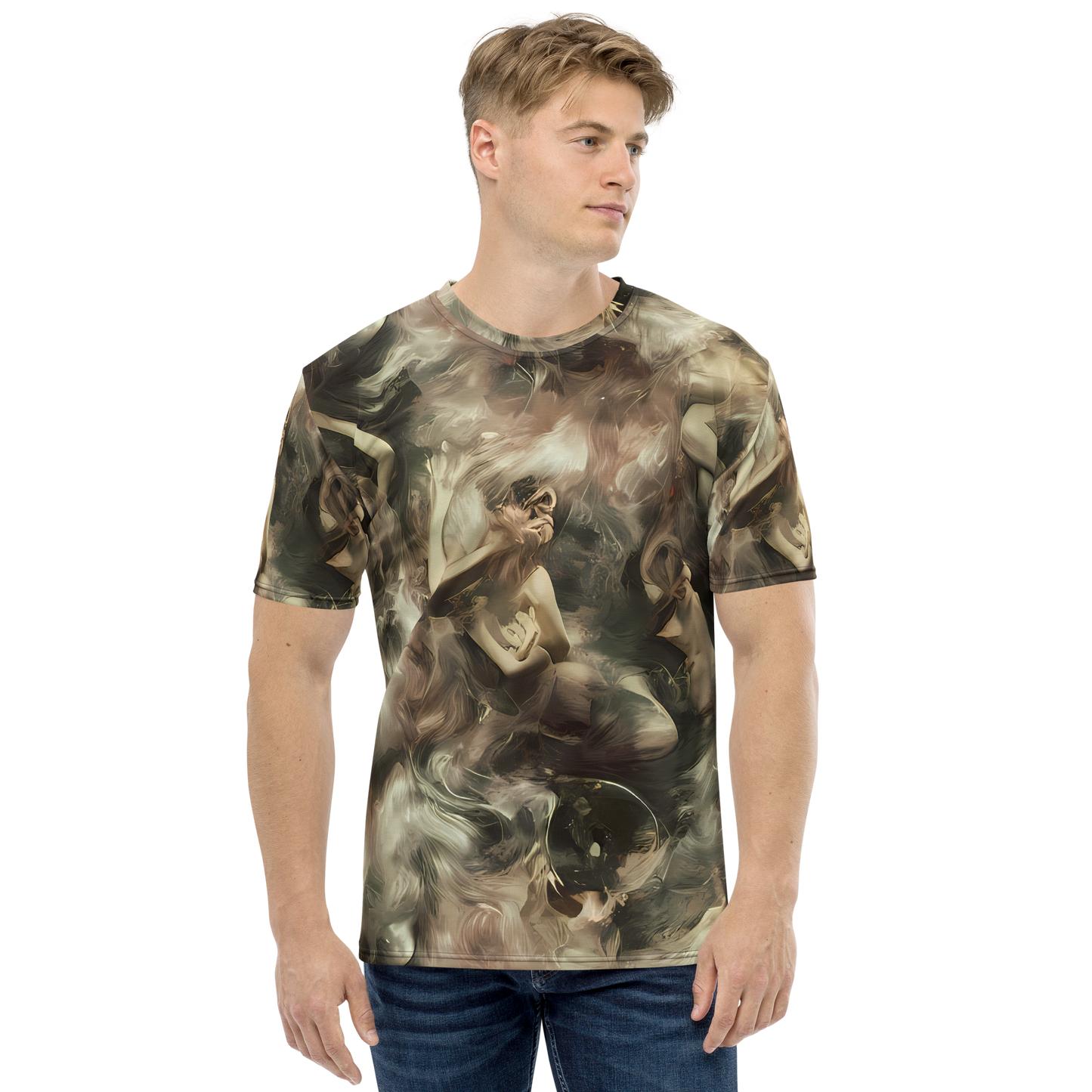 Men's Crew Neck T-Shirt - Ceramic Swirl