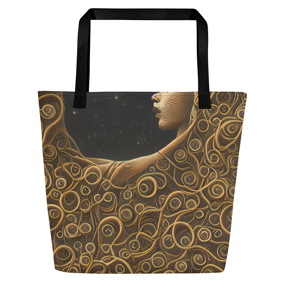 Large Tote Bag w/ Pocket - Ethereal Coils