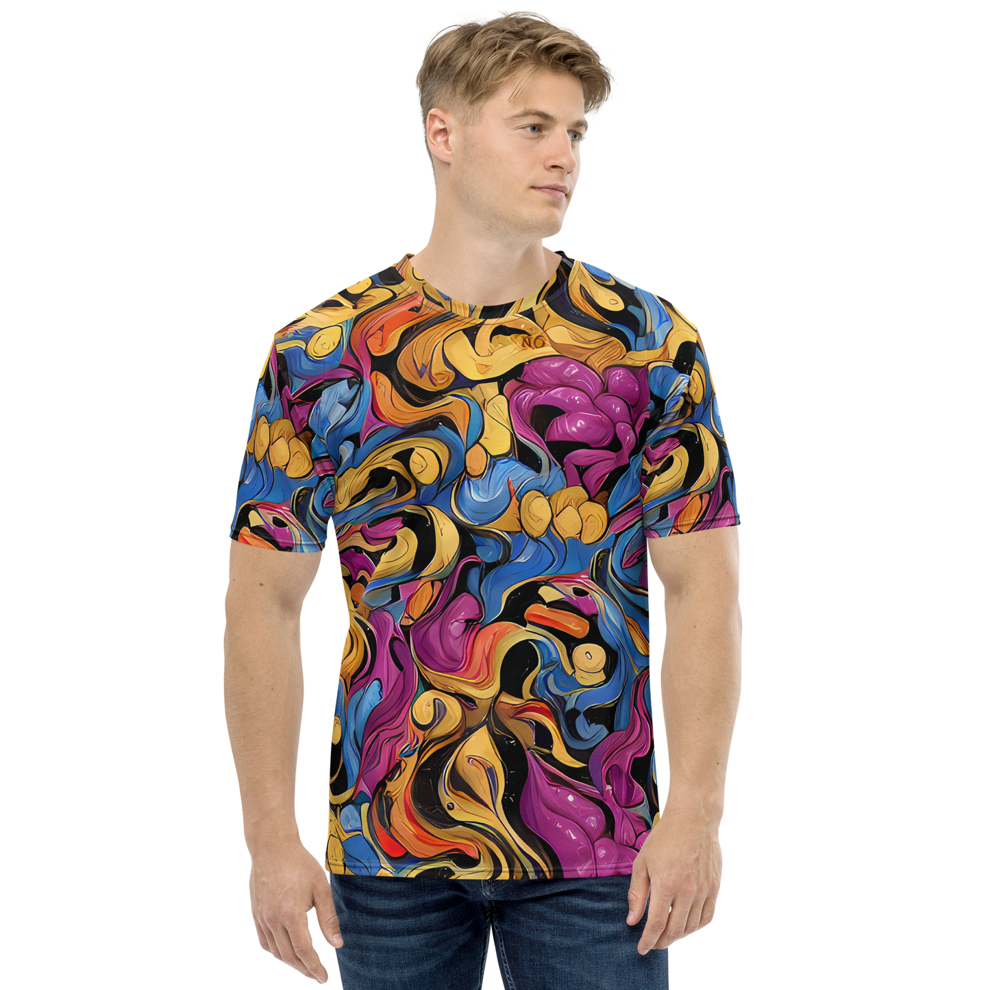 Men's Crew Neck T-Shirt - Bosschaert Whorls