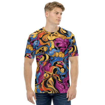 Men's Crew Neck T-Shirt - Bosschaert Whorls