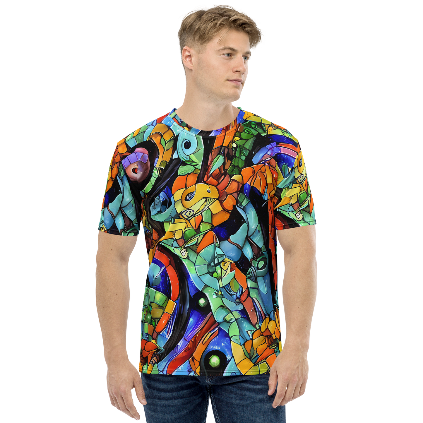 Men's Crew Neck T-Shirt - Cascade Muralista