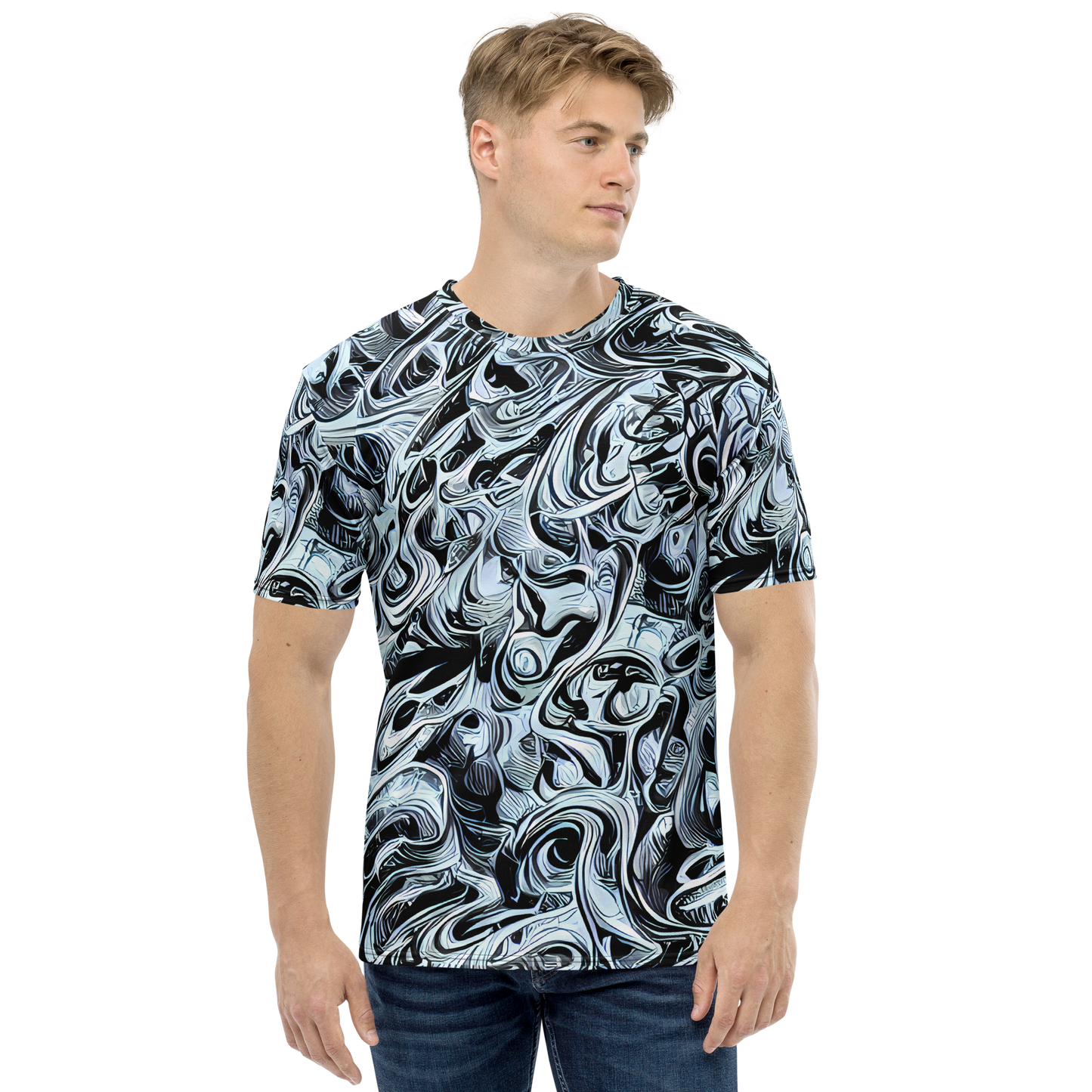 Men's Crew Neck T-Shirt - Horkey's Nebula