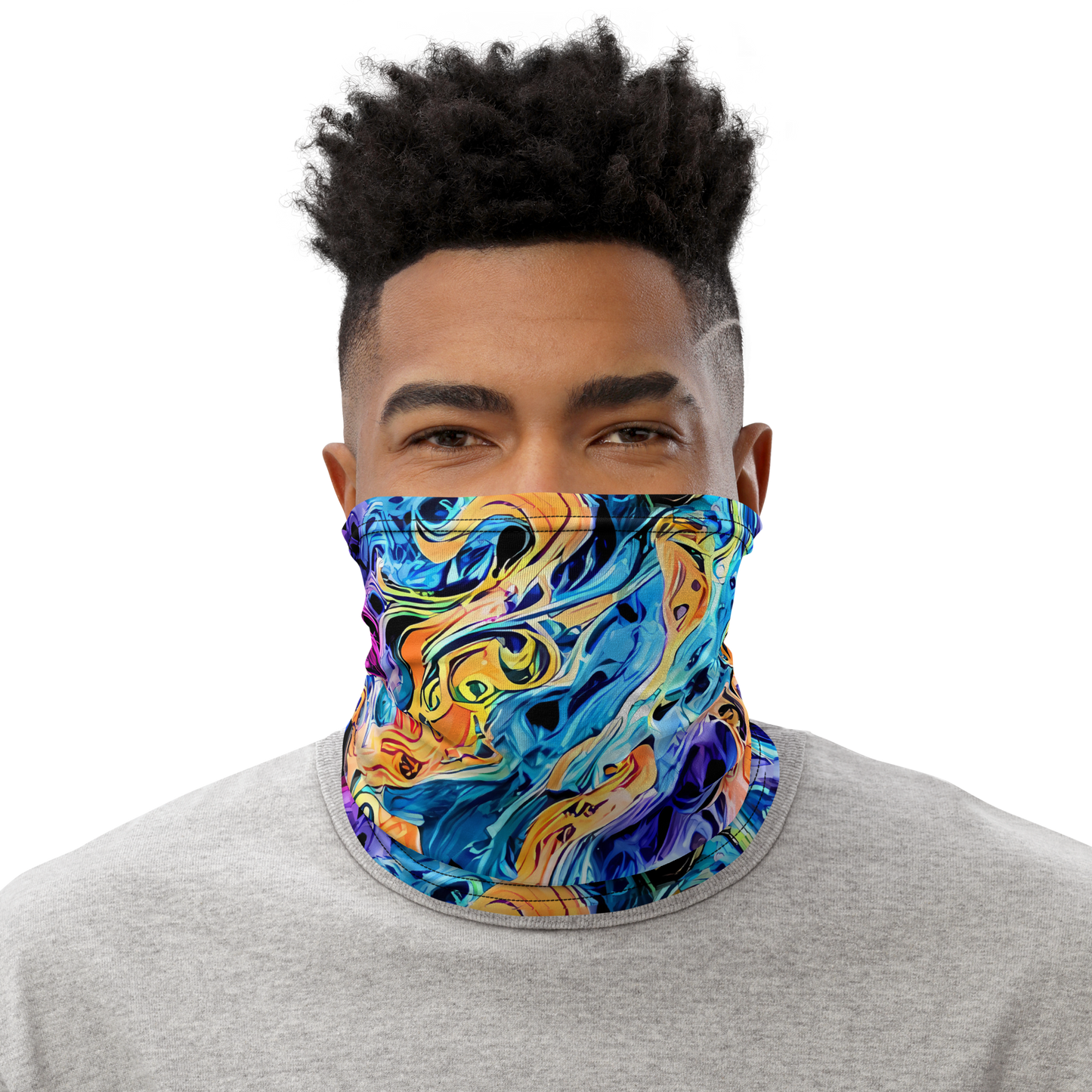 Neck Gaiter - Rococo Vortex