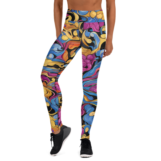 Yoga Leggings - Bosschaert Whorls