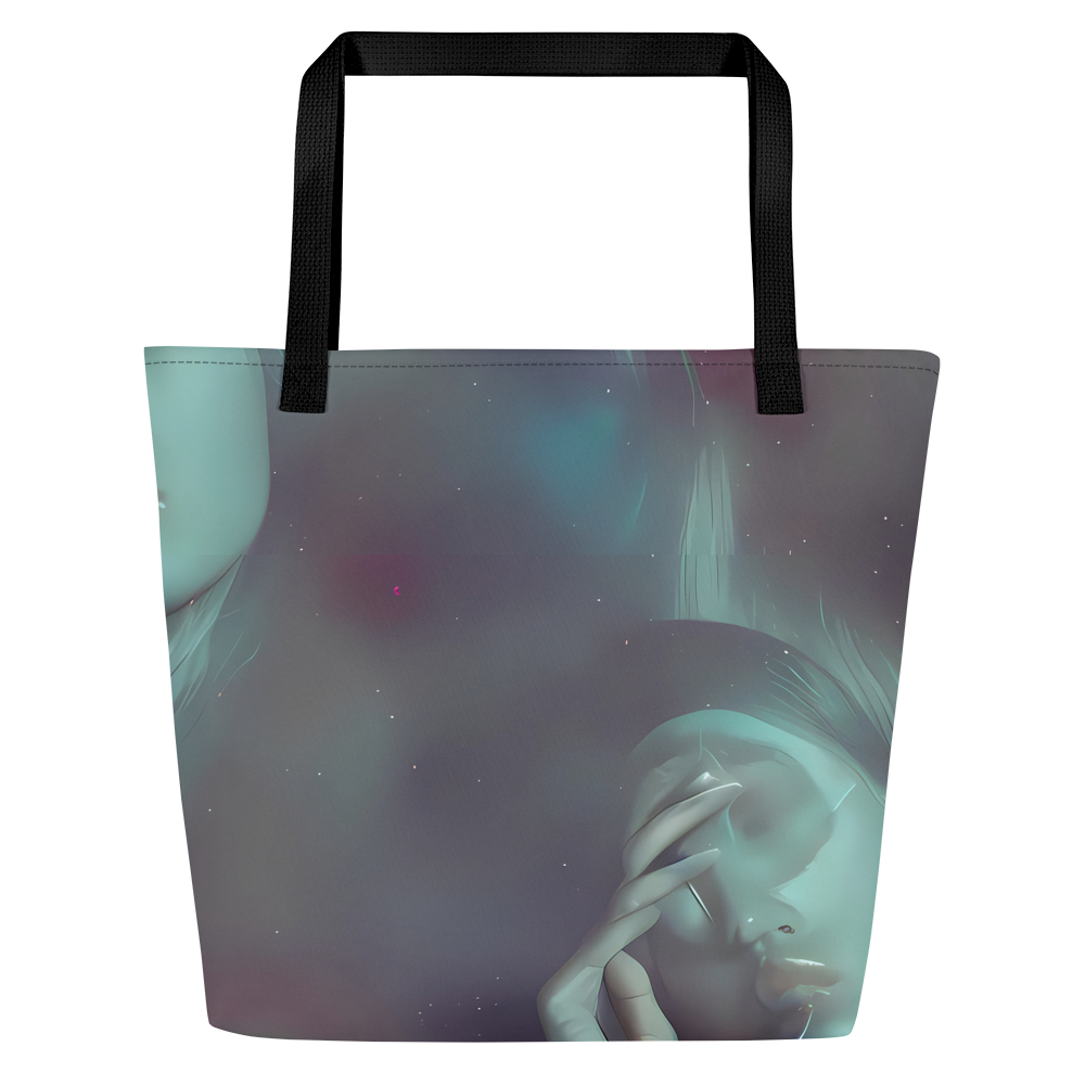 Large Tote Bag w/ Pocket - Surreal Dreams