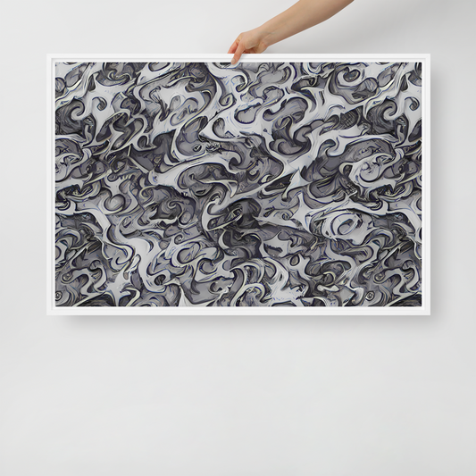 Framed Canvas - Mashburn Swirls