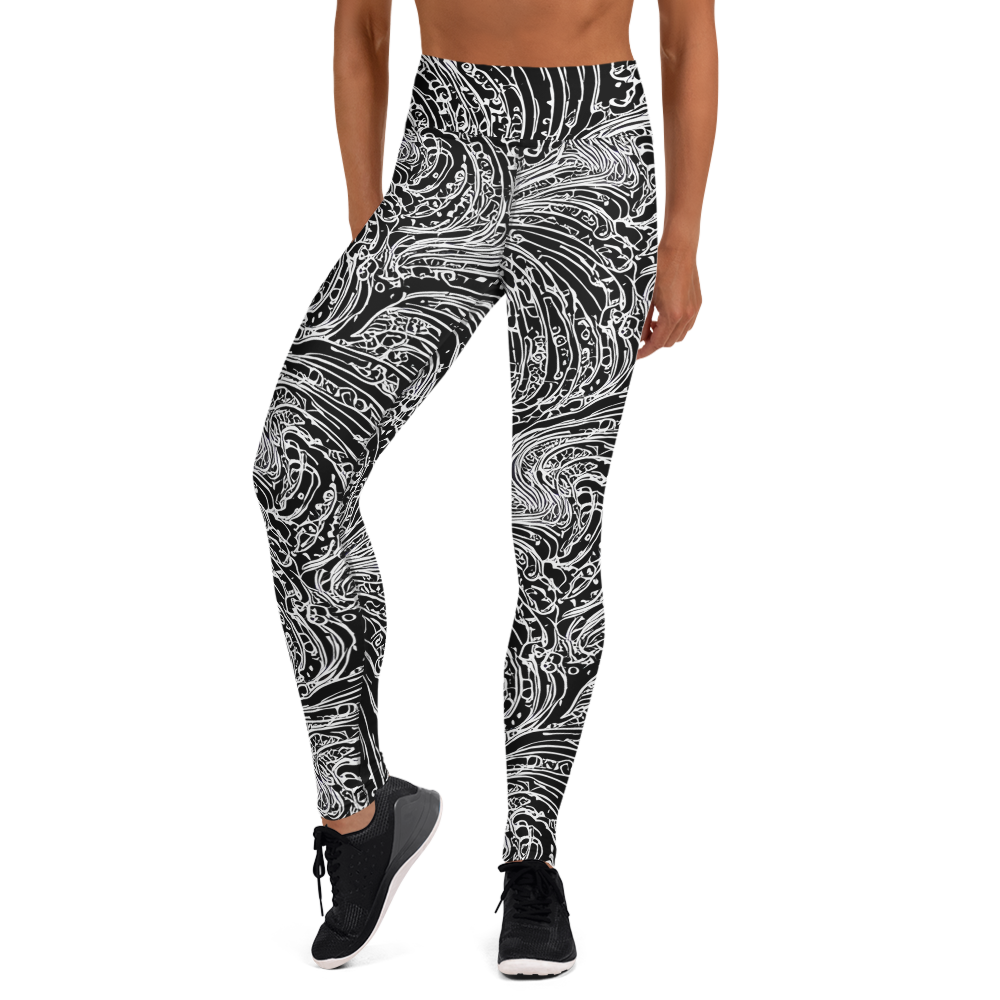 Yoga Leggings - Stellar Tsunami