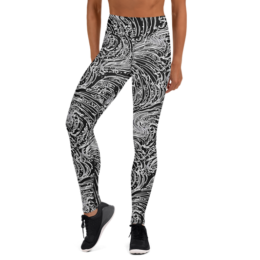 Yoga Leggings - Stellar Tsunami