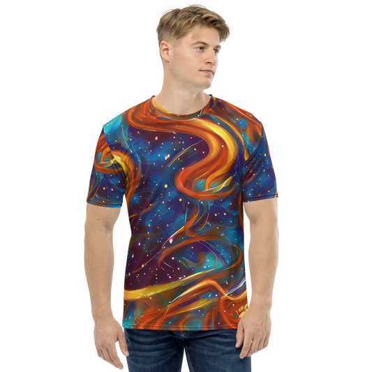 Men's Crew Neck T-Shirt - Perez Whirl