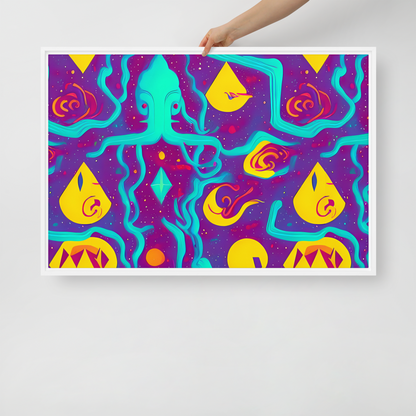 Framed Canvas - Cosmic Current