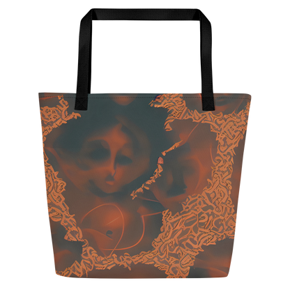 Large Tote Bag w/ Pocket - Chimeric Visage