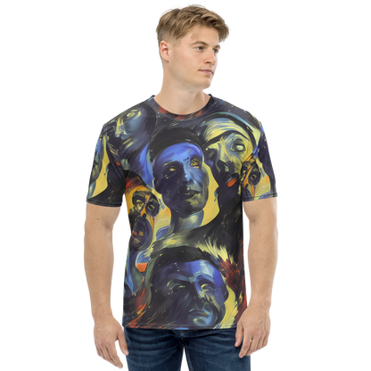 Men's Crew Neck T-Shirt - Cosmic Visages