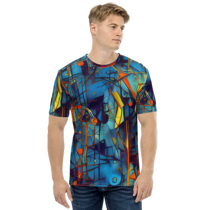 Men's Crew Neck T-Shirt - Abstract Eddy