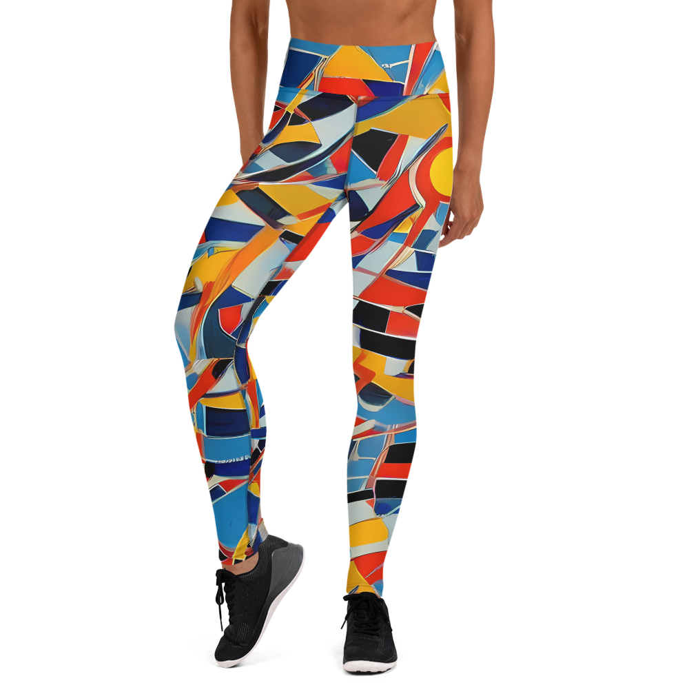 Yoga Leggings - Abstract Mingle