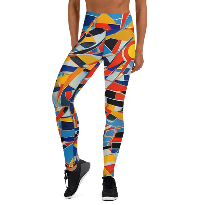 Yoga Leggings - Abstract Mingle