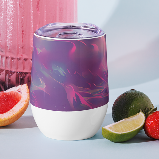 Wine Tumbler - Dreamscape Swirl