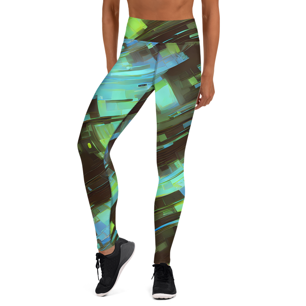 Yoga Leggings - Cyber Shard