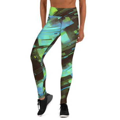 Yoga Leggings - Cyber Shard