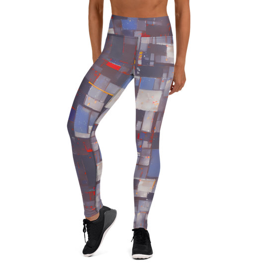 Yoga Leggings - Cubist Rhythm