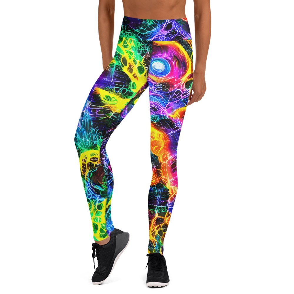 Yoga Leggings - Vivid Veil