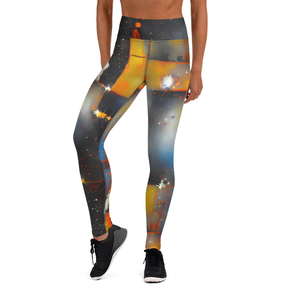 Yoga Leggings - Monet's Matrix