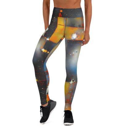 Yoga Leggings - Monet's Matrix