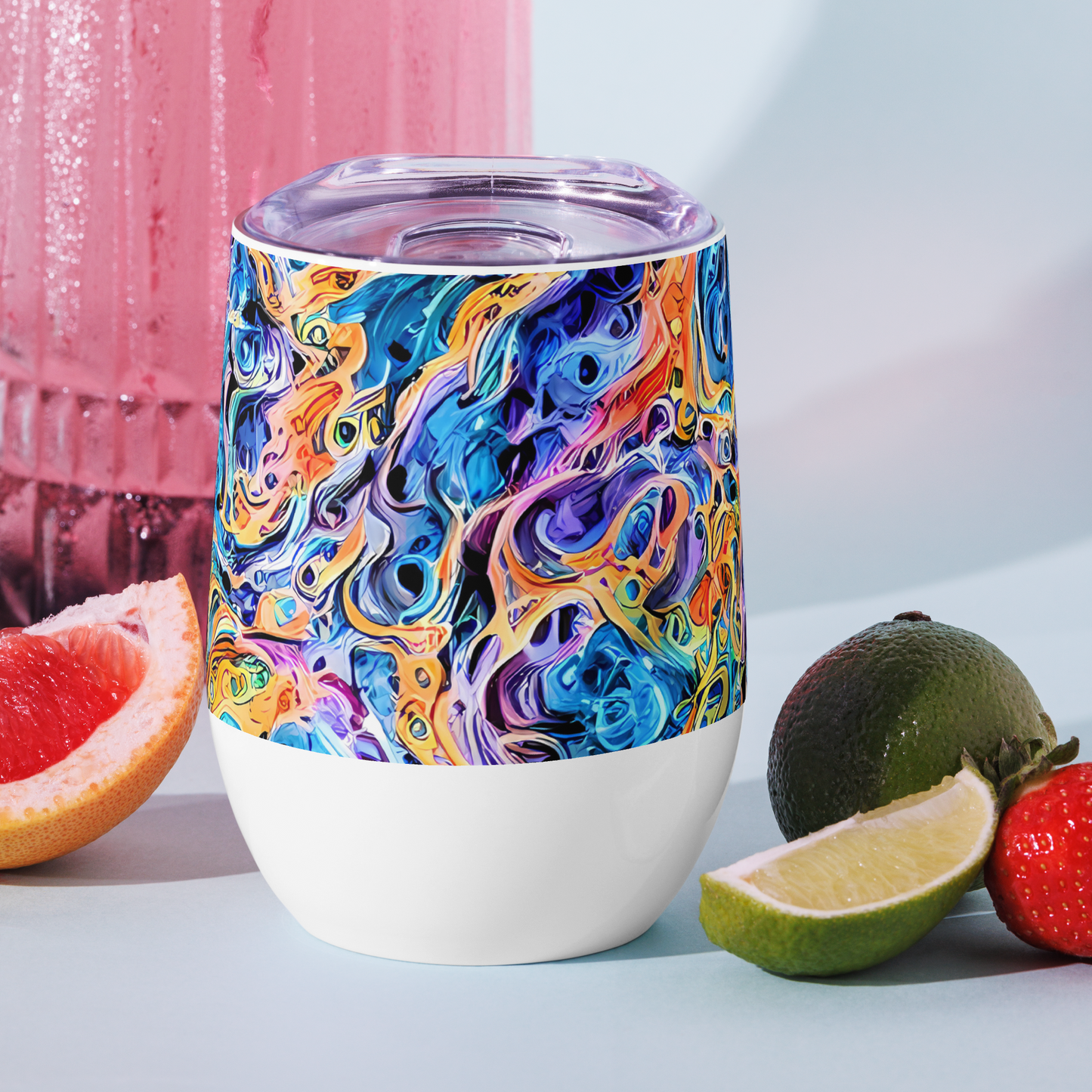 Wine Tumbler - Rococo Vortex