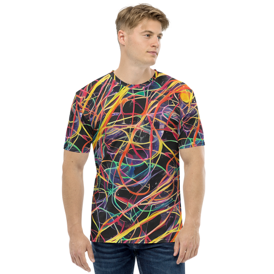 Men's Crew Neck T-Shirt - Acconci Twirl